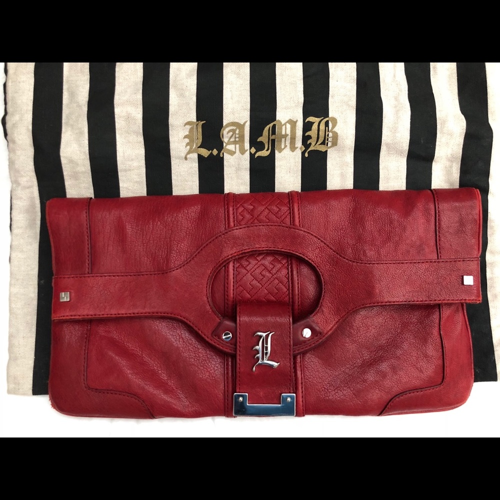 For @noekapp82 only - L.A.M.B. Convertible Clutch Bag (Red)